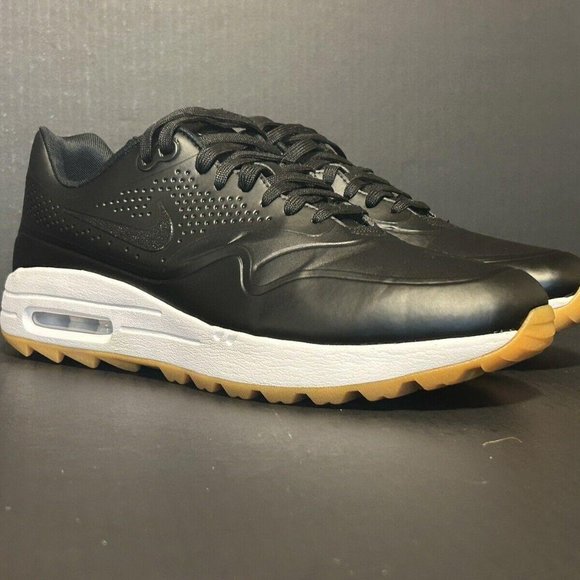 Nike Air Max 1 Golf Spikeless Black Gum AQ0863-001 Mens Sz 9 - PRISTINE/NEW - Picture 3 of 11